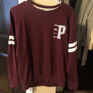 Maroon VS PINK crewneck